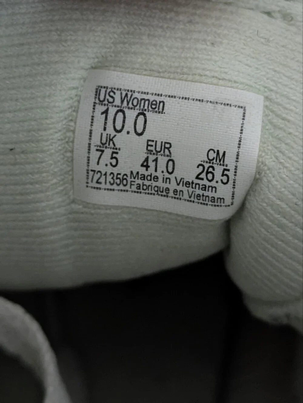 Vans Pale Green High Top Suede & Canvas Sneakers - Size 10 Womens - Sk8-Hi